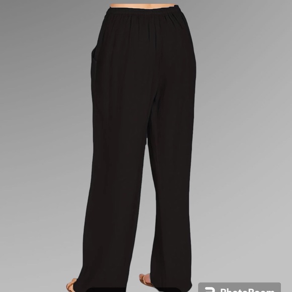 LOVE TREE-Black Loose Fitting Draw String Pants with Pockets, NEW - Picture 2 of 2